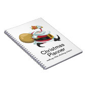 Grappige Kerstman Kerstman Planner Notitieboek (Rechterzijde)