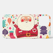 Grappige Kerstman Kerstmis Illustratie Case-Mate iPhone Case (Achterkant (horizontaal))