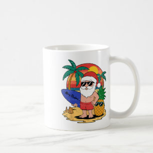 Grappige Kerstman Kerstmis in Juli Grappige Zomer Koffiemok