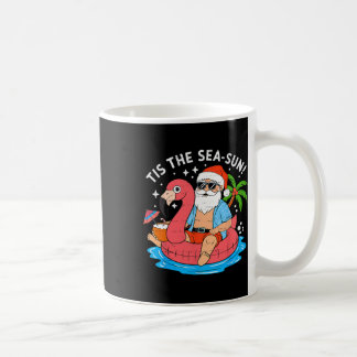 Grappige Kerstman Kerstmis in juli Grappige zomer Koffiemok