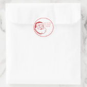 Grappige Kerstman Kerstvakantie Envelope Zegels Cu (Tas)