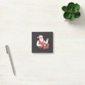 Grappige Kerstman Kerstwinkel Kassamedewerker Post-it® Notes (Kantoor)