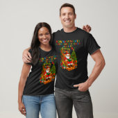 Grappige Kerstman Leest 67 Meme T-shirt Kerst Lera (Unisex)