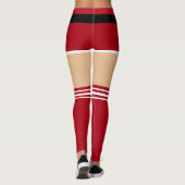 Grappige Kerstman Leggings (Achterkant)