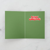 Grappige Kerstman Liever Zeilen Kerstmis zeiler Feestdagen Kaart (Binnen)