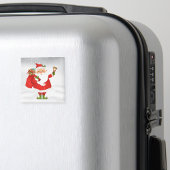 Grappige Kerstman magneet