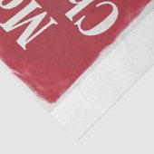 Grappige Kerstman met kerstcadeau Tissuepapier (Detail)