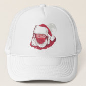 GRAPPIGE KERSTMAN ONDERWIJZER TRUCKER PET (Voorkant)