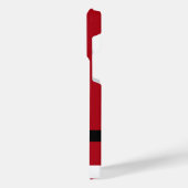 Grappige Kerstman Ontwerp Kerst iPhone Hoesjes iPhone Hoesje (Linkerkant)