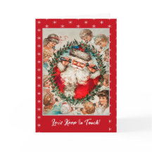 Grappige  Kerstman op Telefoon Kerstmis