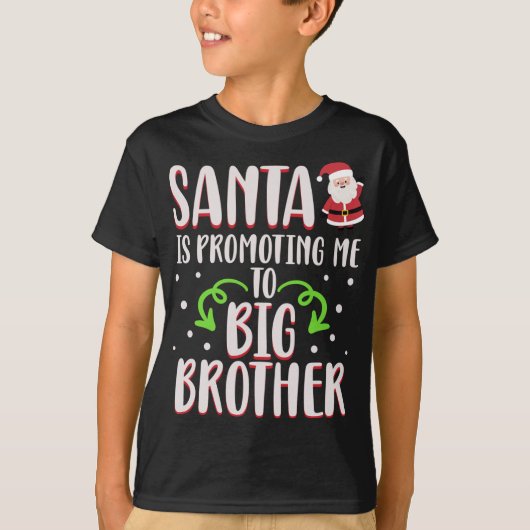 Grappige kerstman promoveert me naar Big Brother K T-shirt (Voorkant)