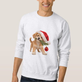 Grappige Kerstman Puppie Kerst Sweatshirt