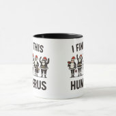 Grappige kerstman regel mok (Midden)