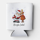 Grappige Kerstman & Rudolph Vakantieblik Koeler (Voorkant)