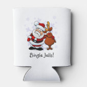 Grappige Kerstman & Rudolph Vakantieblik Koeler (Achterkant)