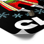Grappige Kerstman Sancho Mexicaanse Kerstman Chris Poster (Hoek)