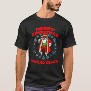 Grappige Kerstman Sancho Mexicaanse Kerstman Chris T-shirt
