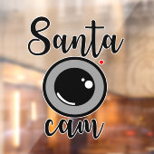 grappige Kerstman Santa cam bedrijf thuis Raamsticker (Vel 2)