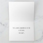 Grappige Kerstman Skateboard Kerst Humor Winter Kaart (Binnen)