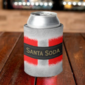 Grappige Kerstman Soda Koelbox Blikjeskoeler