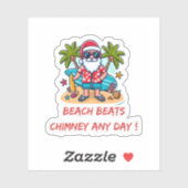 GRAPPIGE KERSTMAN STICKER (Vel)