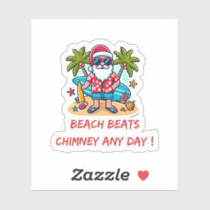 GRAPPIGE KERSTMAN STICKER