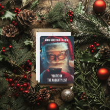 Grappige Kerstman TikTok Stoute Lijst Kersthumor