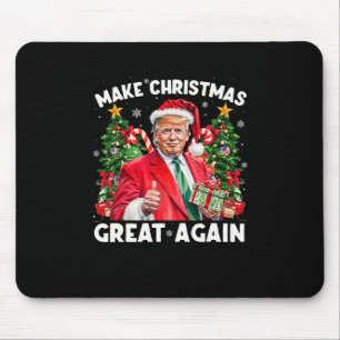Grappige Kerstman Trump 2025 Maak Kerstmis weer Gr Muismat
