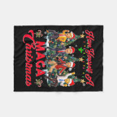 Grappige Kerstman Trump, heb jezelf een vrolijk ke Fleece Deken (Voorkant (Horizontaal))