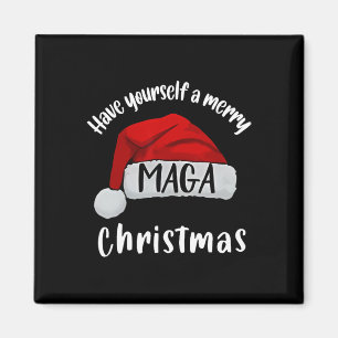 Grappige Kerstman Trump, heb jezelf een vrolijk ke Magneet