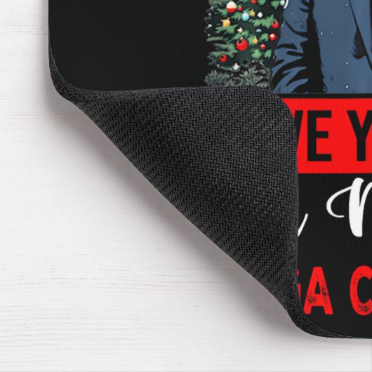 Grappige Kerstman Trump, heb jezelf een vrolijk ke Muismat (Hoek)