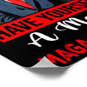 Grappige Kerstman Trump, heb jezelf een vrolijk ke Poster (Hoek)