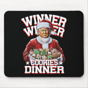 Grappige Kerstman Trump Kerstwinnaar Cookies Muismat