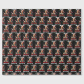 Grappige Kerstman Trump | Maak kerst weer geweldig Cadeaupapier (Vlak)