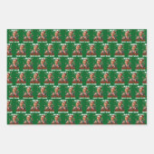 Grappige Kerstman Trump | Maak kerst weer geweldig Inpakpapier Vel (Voorkant 2)