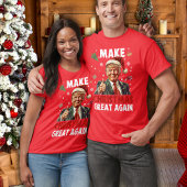 Grappige Kerstman Trump | Maak kerst weer mooi roo T-shirt