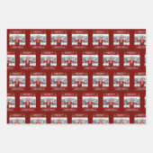 Grappige Kerstman Trump Vrolijke Kerst Lelijke Ker Inpakpapier Vel (Voorkant 2)