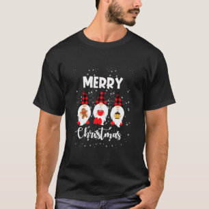 Grappige Kerstman Tuinkabouters Kerstmis Vrolijk K T-shirt