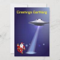 Grappige Kerstman 🎅🛸 UFO Kerstmis