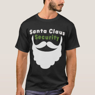 Grappige Kerstman Veiligheid Kerstmis Luie Kostuum T-shirt