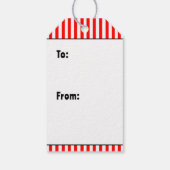 Grappige Kerstman Worstelaar Vakantie Worstelen Cadeaulabel (Achterkant)