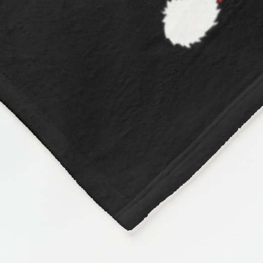 Grappige Kerstman worstelen Kerstmis Fleece Deken (Hoek)