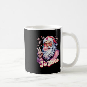 Grappige Kerstman Zegt Zes Zeven Kerstmis 67 Meme Koffiemok