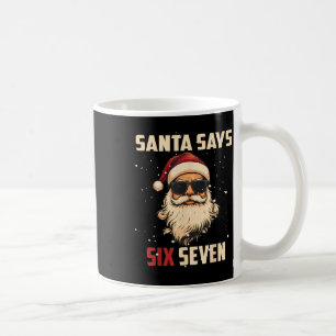Grappige Kerstman Zegt Zes Zeven Kerstmis 67 Meme Koffiemok