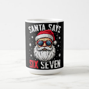 Grappige Kerstman Zegt Zes Zeven Kerstmis 67 Meme Magische Mok