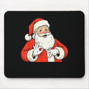 Grappige Kerstman Zegt Zes Zeven Kerstmis 67 Meme Muismat