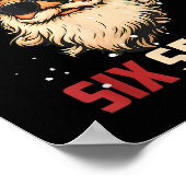 Grappige Kerstman Zegt Zes Zeven Kerstmis 67 Meme  Poster (Hoek)