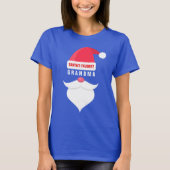 Grappige Kerstman's favoriete oma Custom T-shirt (Voorkant)