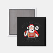 Grappige Kerstman's Tech-ondersteuning Herstart Ke Magneet (Voorkant / Achterkant)