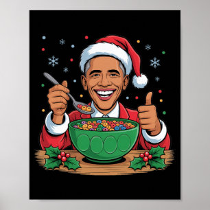 Grappige Kerstmis 2026 Oma 2028 Kerstman Patrioti Poster